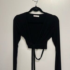 long sleeve black shirt